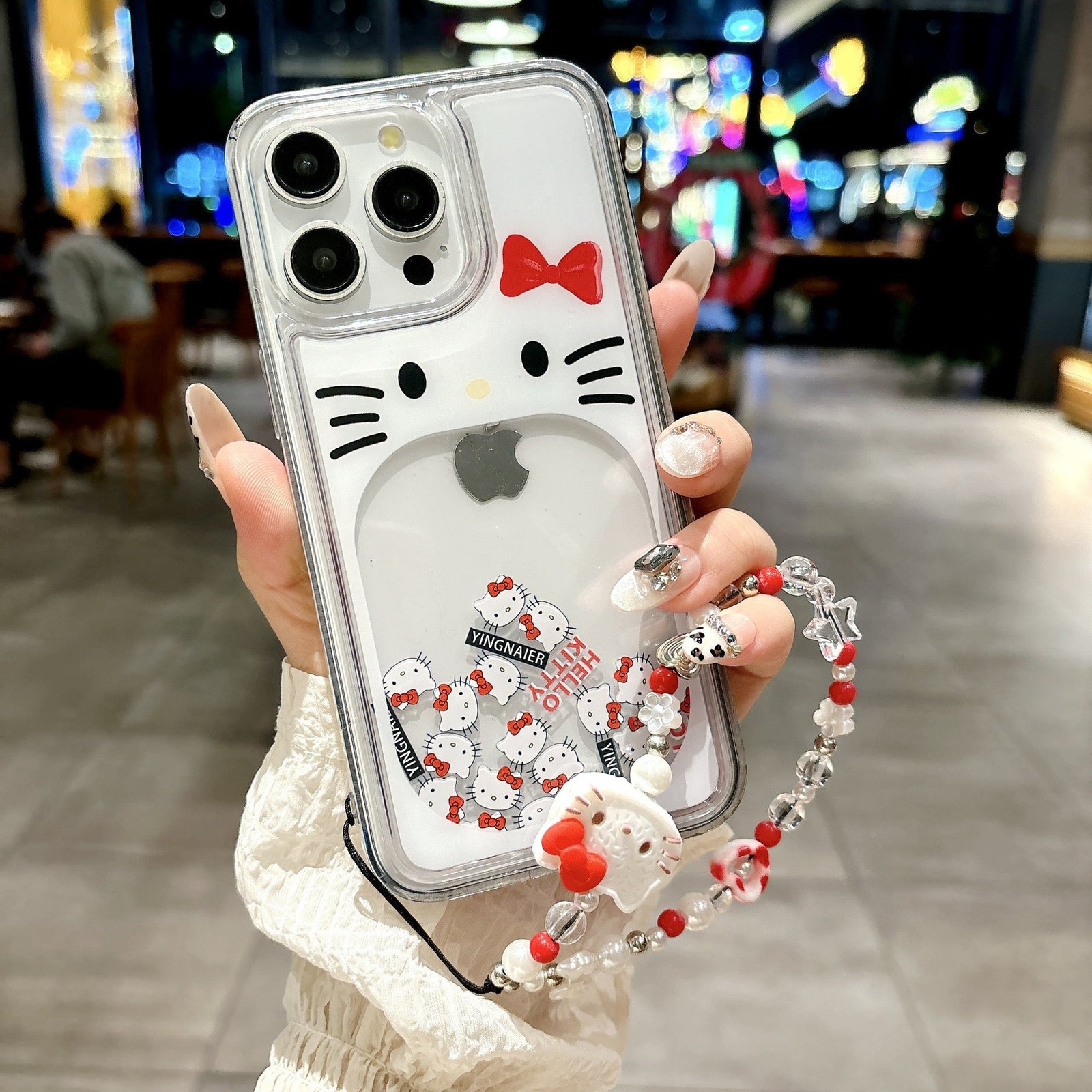 KT cat quicksand mobile phone case – product image 4