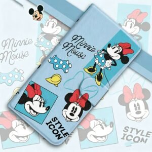 Suitable for Samsung Mickey & Minnie flip leather case