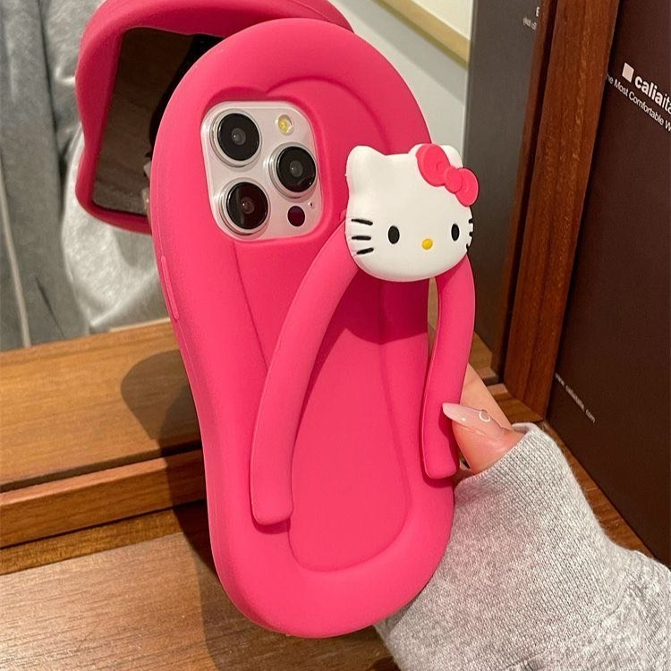 Kitten Flip Flops Phone Case - Image 3