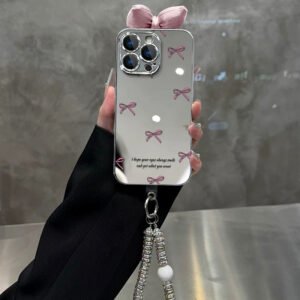 Mirror-Finish Bow Phone Case
