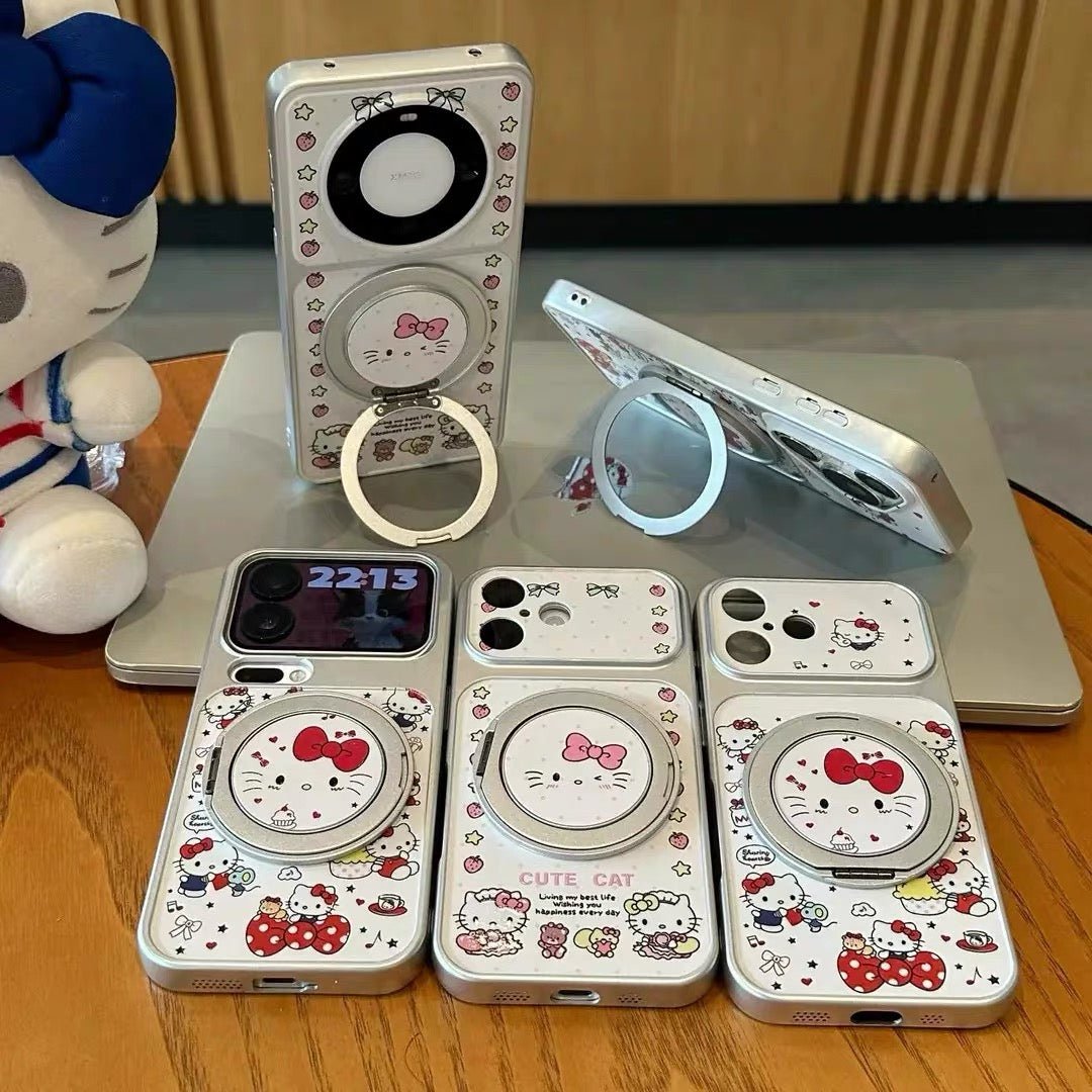 Kitty Rotating Stand Phone Case - Image 5