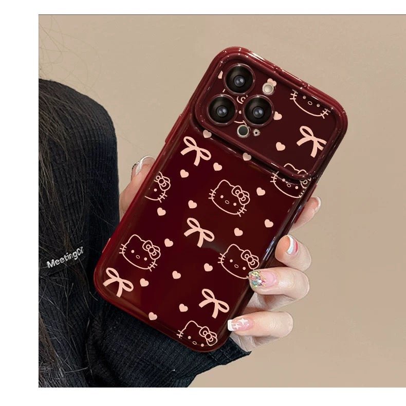 Full Screen Kitty Flip Mirror Stand Phone Case – product image 2