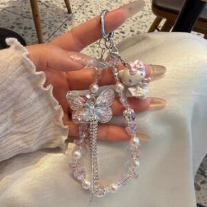 Butterfly Tassel Hello Kitty Keychain/Bag Charm