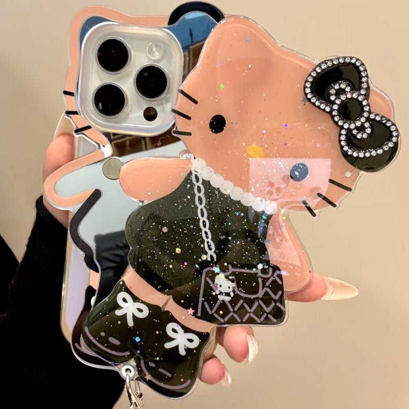 Cartoon sliding mirror Kitty phone case – product image 5