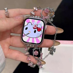 Sparkly Kitty Apple Watch band