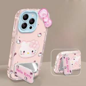 Jelly Kitty Mirror Stand Phone Case