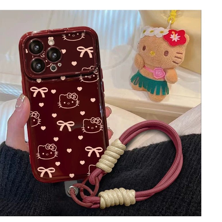 Full Screen Kitty Flip Mirror Stand Phone Case – product image 5