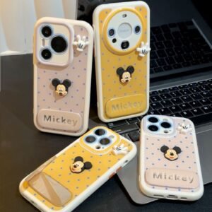 Mickey Mouse Mirror-Finish Kickstand Phone Case