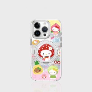Kitty Magnetic Holder Phone Case with Wireless Charging