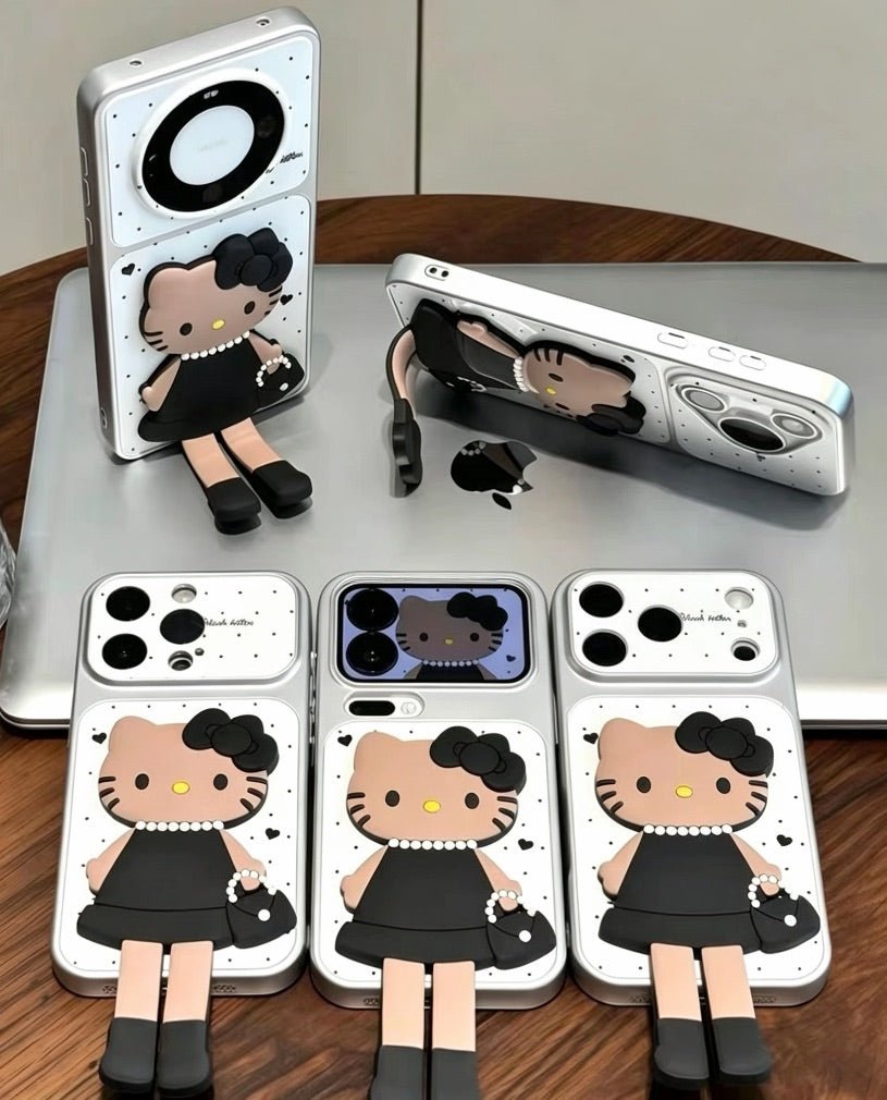 Long-legged Kitty phone case with kickstand – product image 2