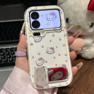 All-Over Kitty Mirror-Stand Phone Case