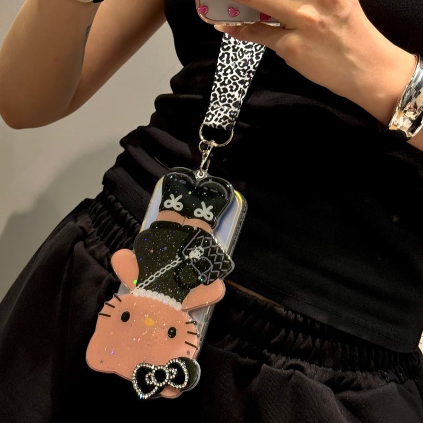 Cartoon sliding mirror Kitty phone case – product image 4