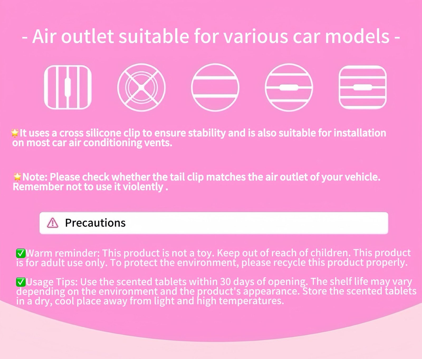 Kitty Pilot Air Vent Car Fragrance – product image 10