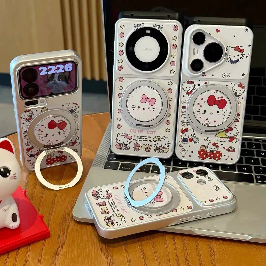 Kitty Rotating Stand Phone Case - Image 4
