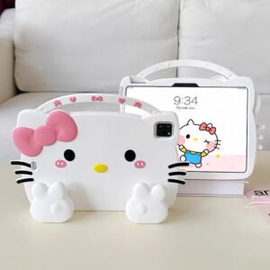 Cute Kitty iPad Protective Case with Retractable Stand