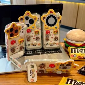 Cute and Fun M&M's Mirror-Finish Kickstand Phone Case