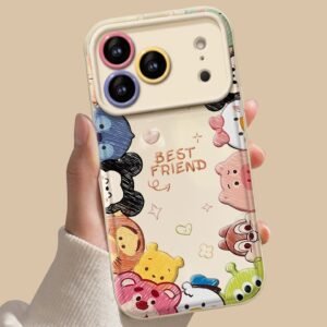 Lotso & Winnie the Pooh Flip-Mirror Phone Case